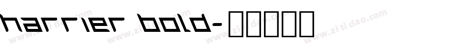 Harrier Bold字体转换